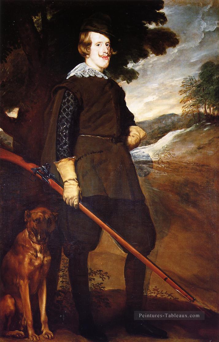 Philippe IV en portrait de chasseur Diego Velázquez Peintures à l'huile